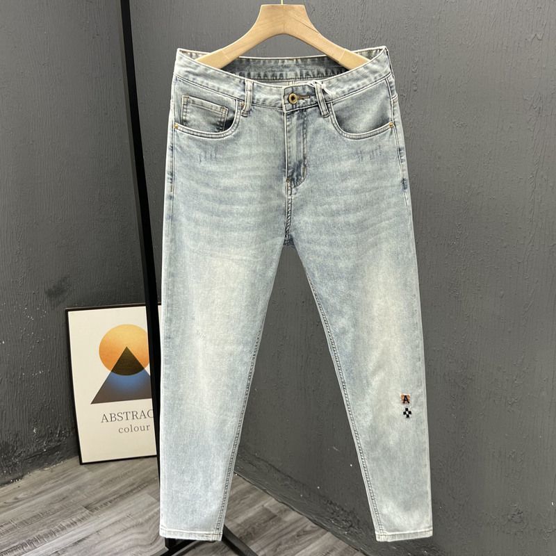 New Stylish Men's Denim Jeans  - Embroidery On Jeans ulasan dan harga