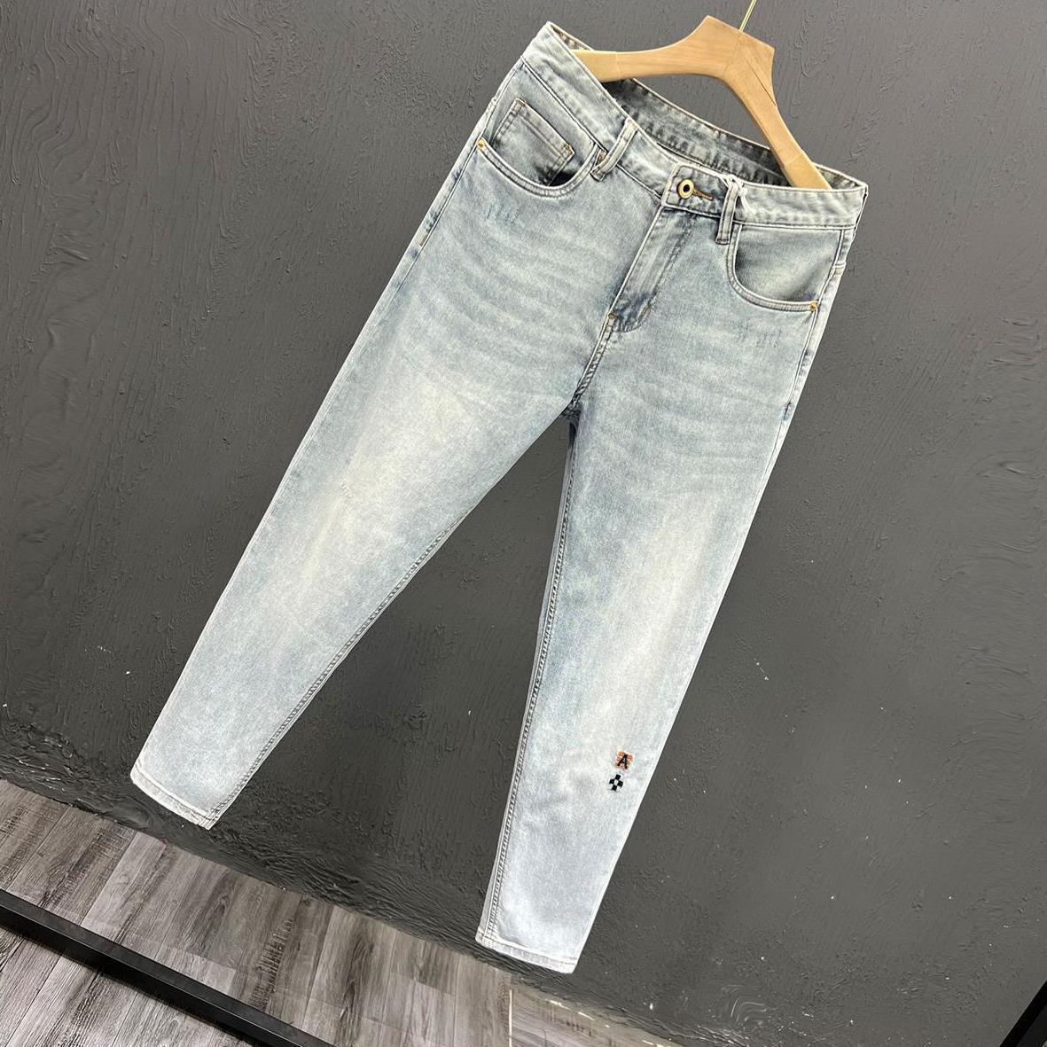 New Stylish Men's Denim Jeans  - Embroidery On Jeans ulasan dan harga