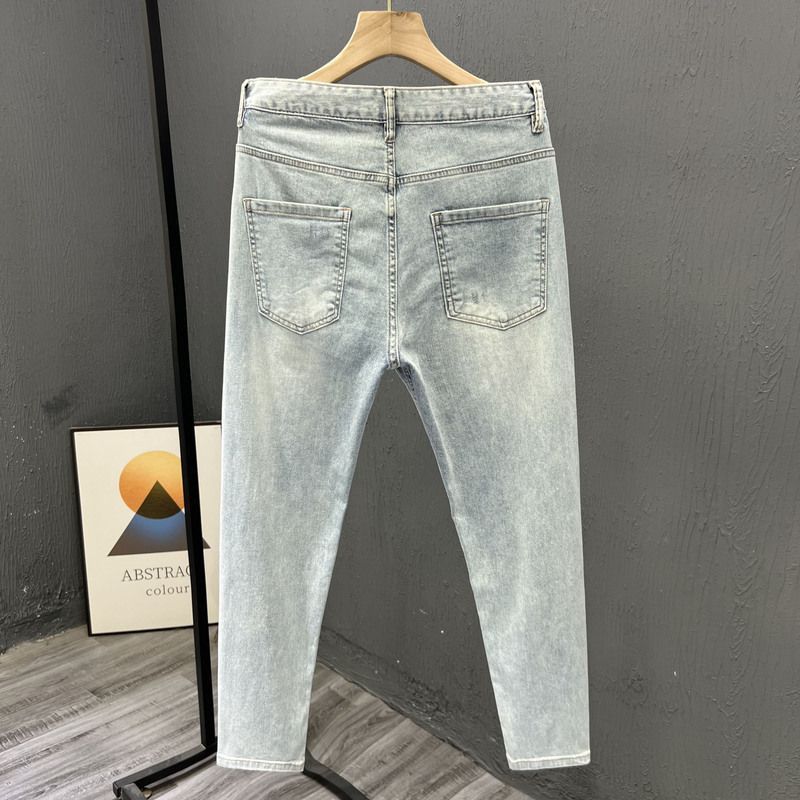 New Stylish Men's Denim Jeans  - Embroidery On Jeans ulasan dan harga