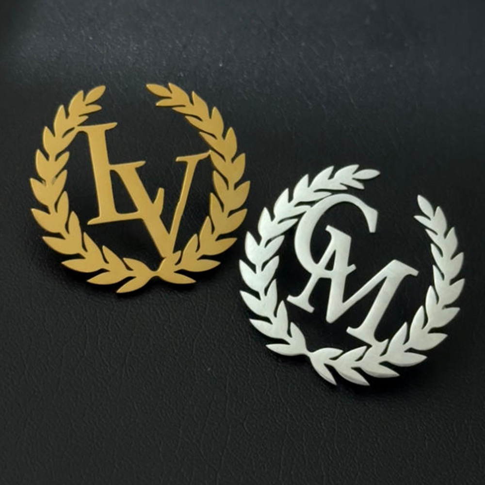 Customized brooch, olive flowe - Embroidery Initials ulasan dan harga