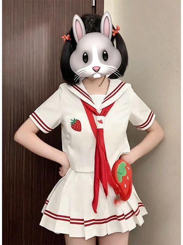 2026 Anime JK Uniform Strawber - Embroidery Uniform ulasan dan harga