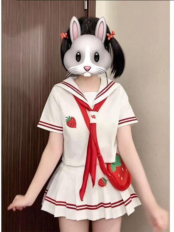 2026 Anime JK Uniform Strawber - Embroidery Uniform ulasan dan harga