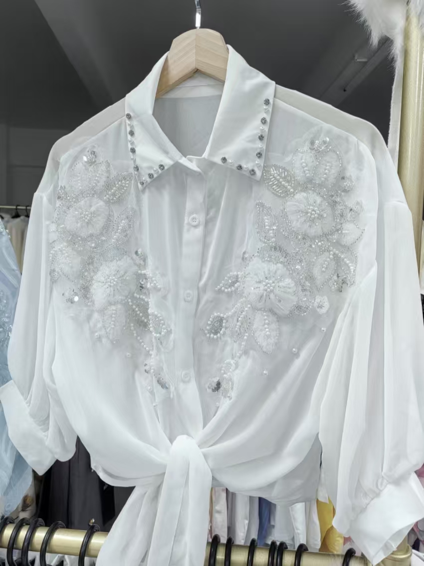 Streetwear Summer Sunscreen Bl - Embroidery Cardigan ulasan dan harga
