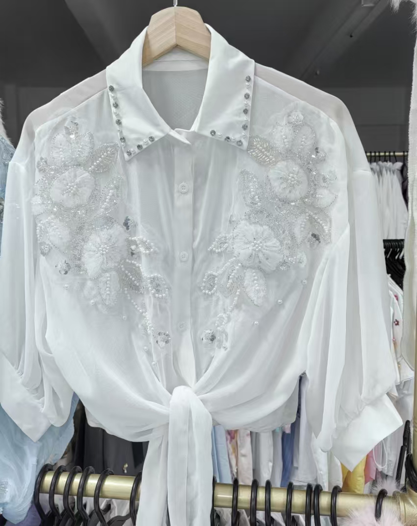 Streetwear Summer Sunscreen Bl - Embroidery Cardigan ulasan dan harga