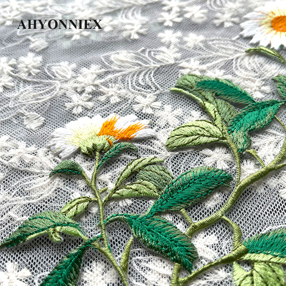 1 Piece Iron on Embroidery Pat - Embroidery Flower Pattern ulasan dan harga