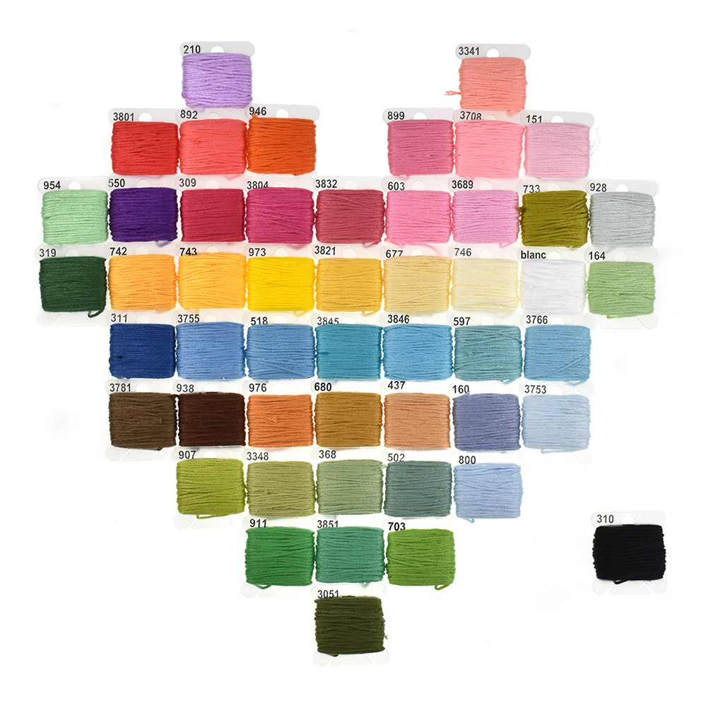 50 Assorted Embroidery Kit wit - Embroidery Kit ulasan dan harga