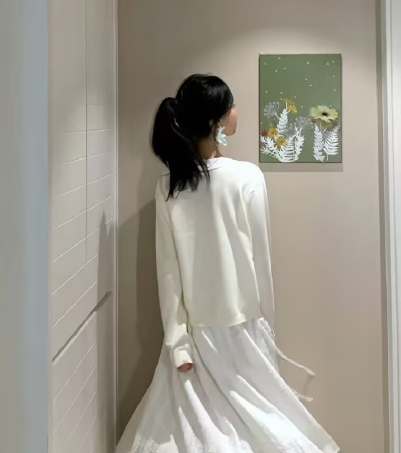 Womens Knit Cardigan Embroider - Embroidery Cardigan ulasan dan harga