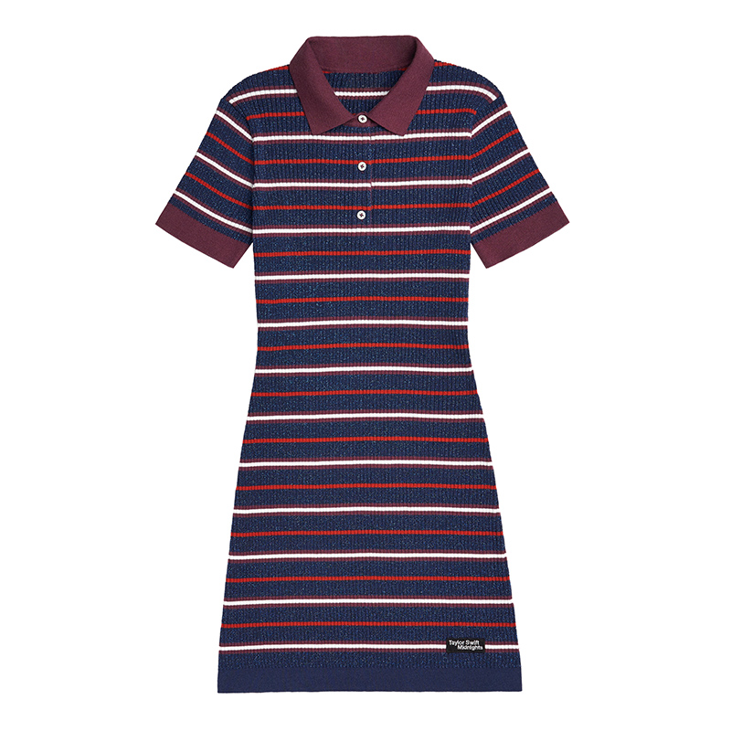 TS Knit Polo Dress Rooting For - Embroidery On Shirt ulasan dan harga