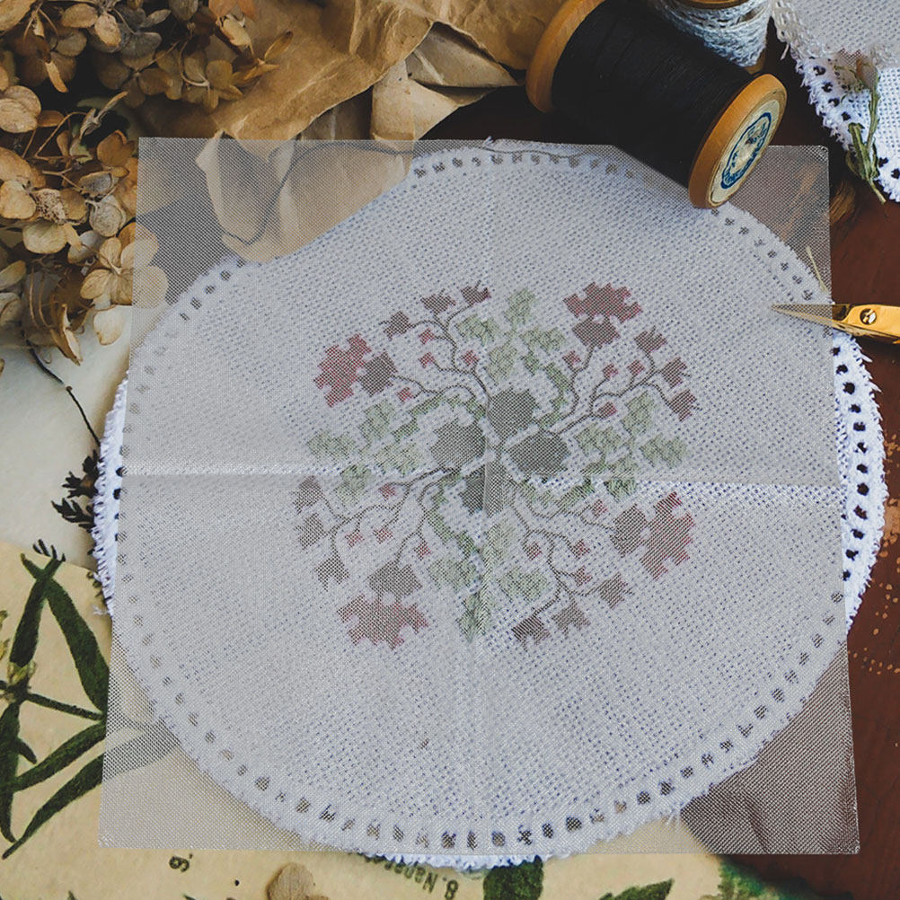 8Pcs Water Soluble Embroidery  - Embroidery Kit ulasan dan harga