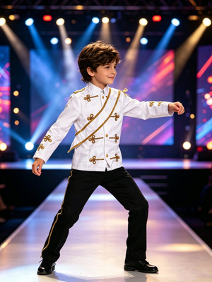 Boys royal uniform suit with g - Embroidery Uniform ulasan dan harga
