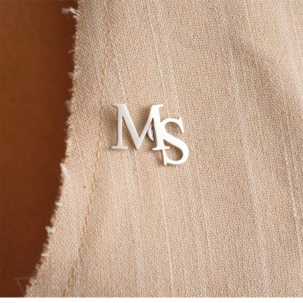 Custom Initial Brooches for Wo - Embroidery Initials ulasan dan harga