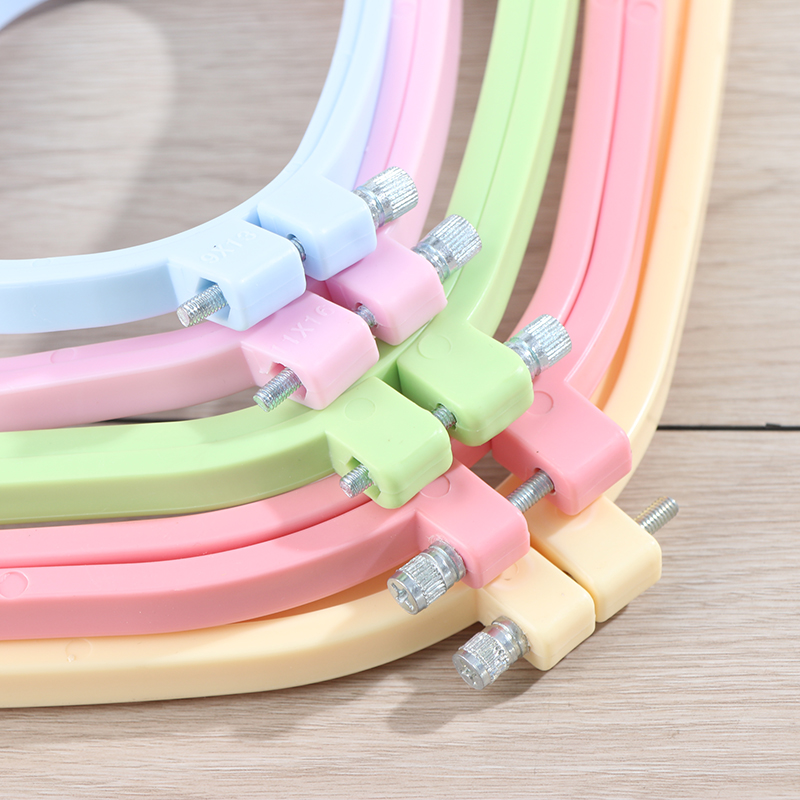 5 Size Plastic DIY Embroidery  - Embroidery Ring Sizes ulasan dan harga