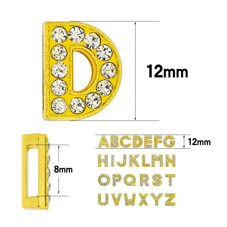 50PC/lot Hole 8mm 10mm Rhinest - Embroidery Charm ulasan dan harga