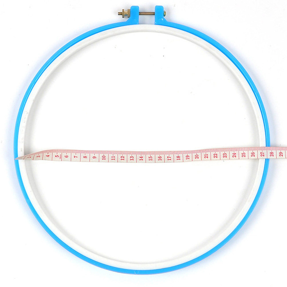 5Pcs Cross Stitch Hoop Set Pla - Embroidery Ring Sizes ulasan dan harga